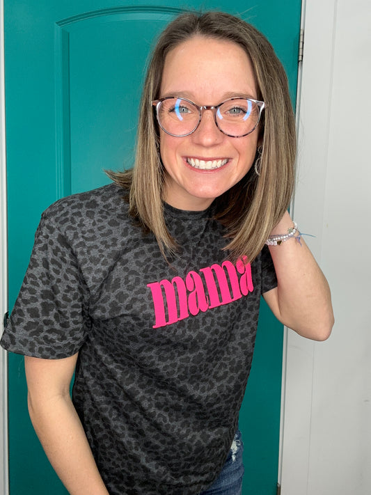 MAMA PUFF LEOPARD T