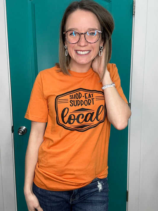 SHOP, EAT, SUPPORT LOCAL ORANGE