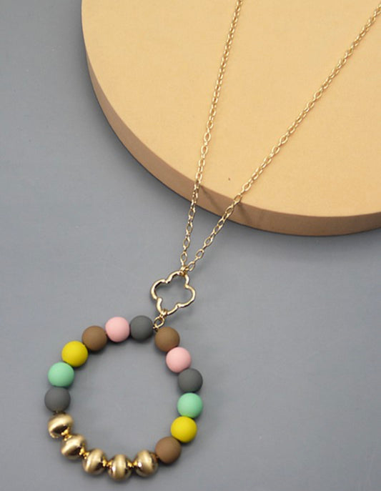 CLAYBEAD NECKLACE-131