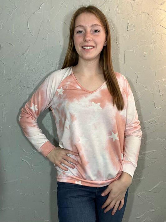 Tie Dye Star Top