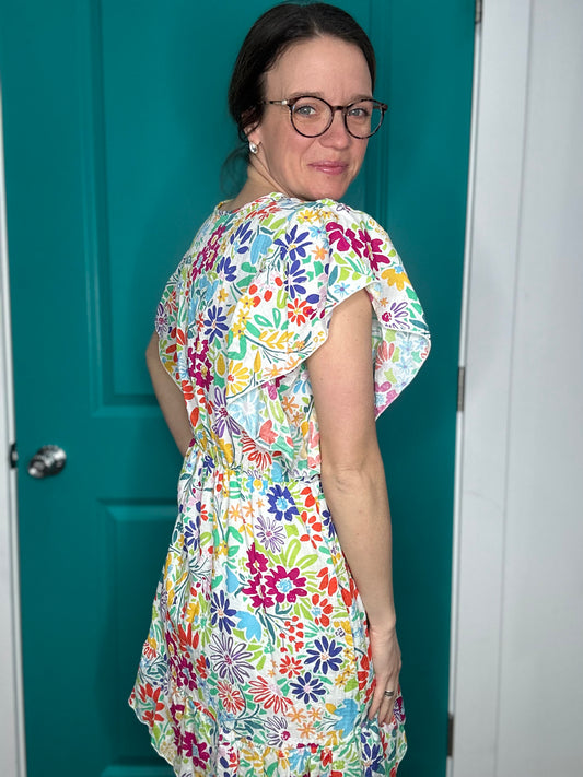 MY FAVORITE FLORAL PRINT DRESS