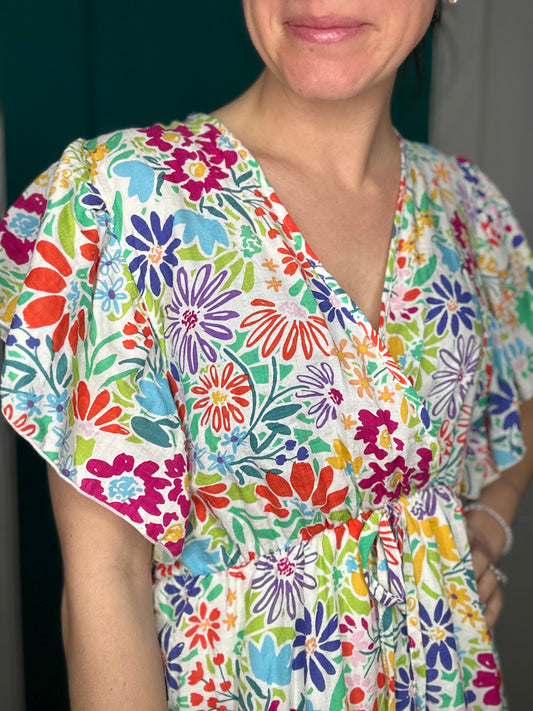 MY FAVORITE FLORAL PRINT DRESS