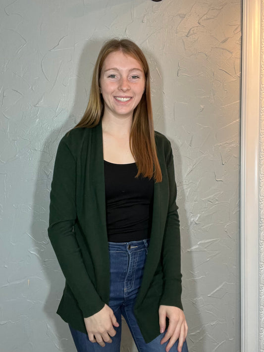 Colbie Cardigan - Evergreen