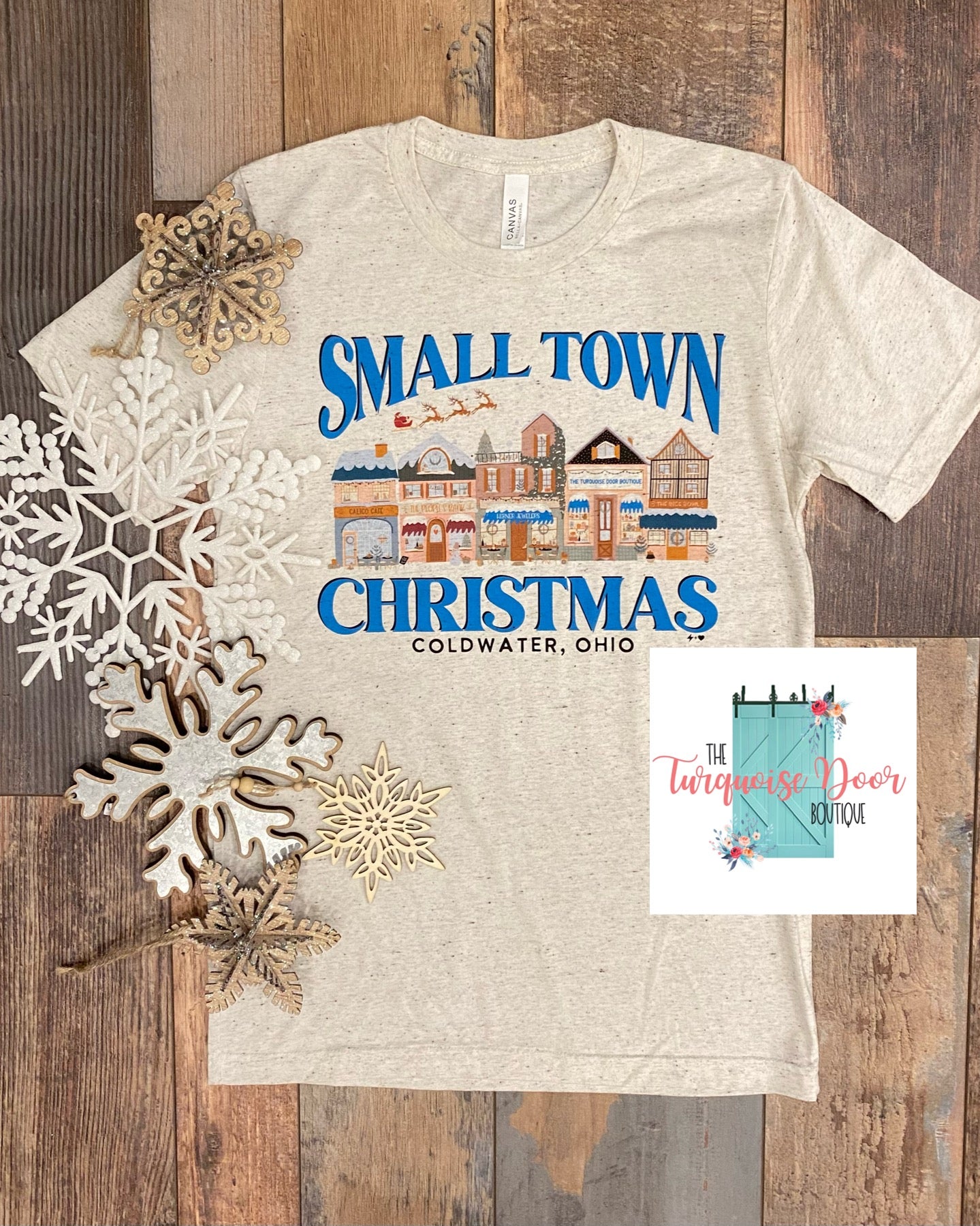 HOMETOWN CHRISTMAS GRAPHIC T'S