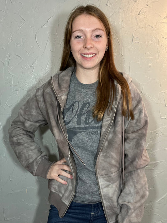 Tie Dye Zip Up