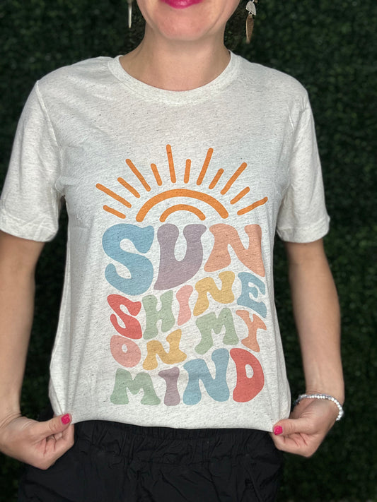 SUNSHINE ON MY MIND GRAPHIC