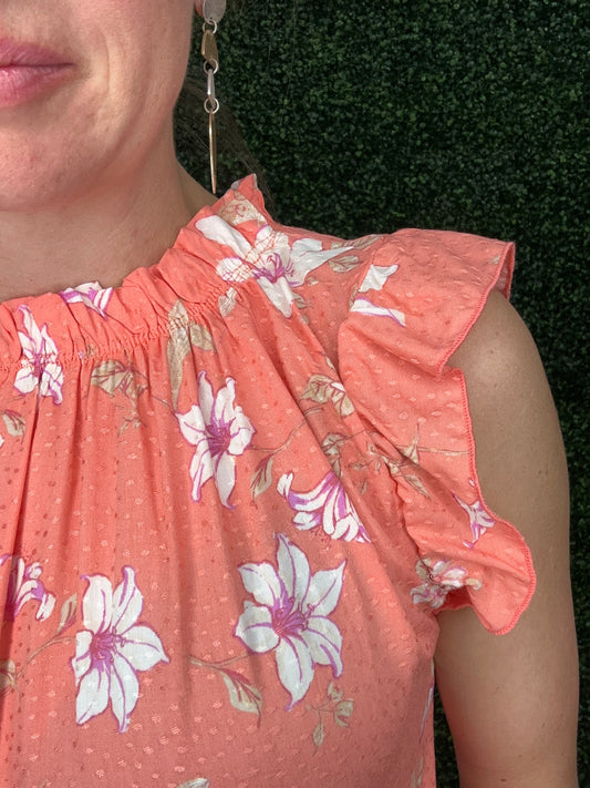 FLORAL TIERED DRESS-4794