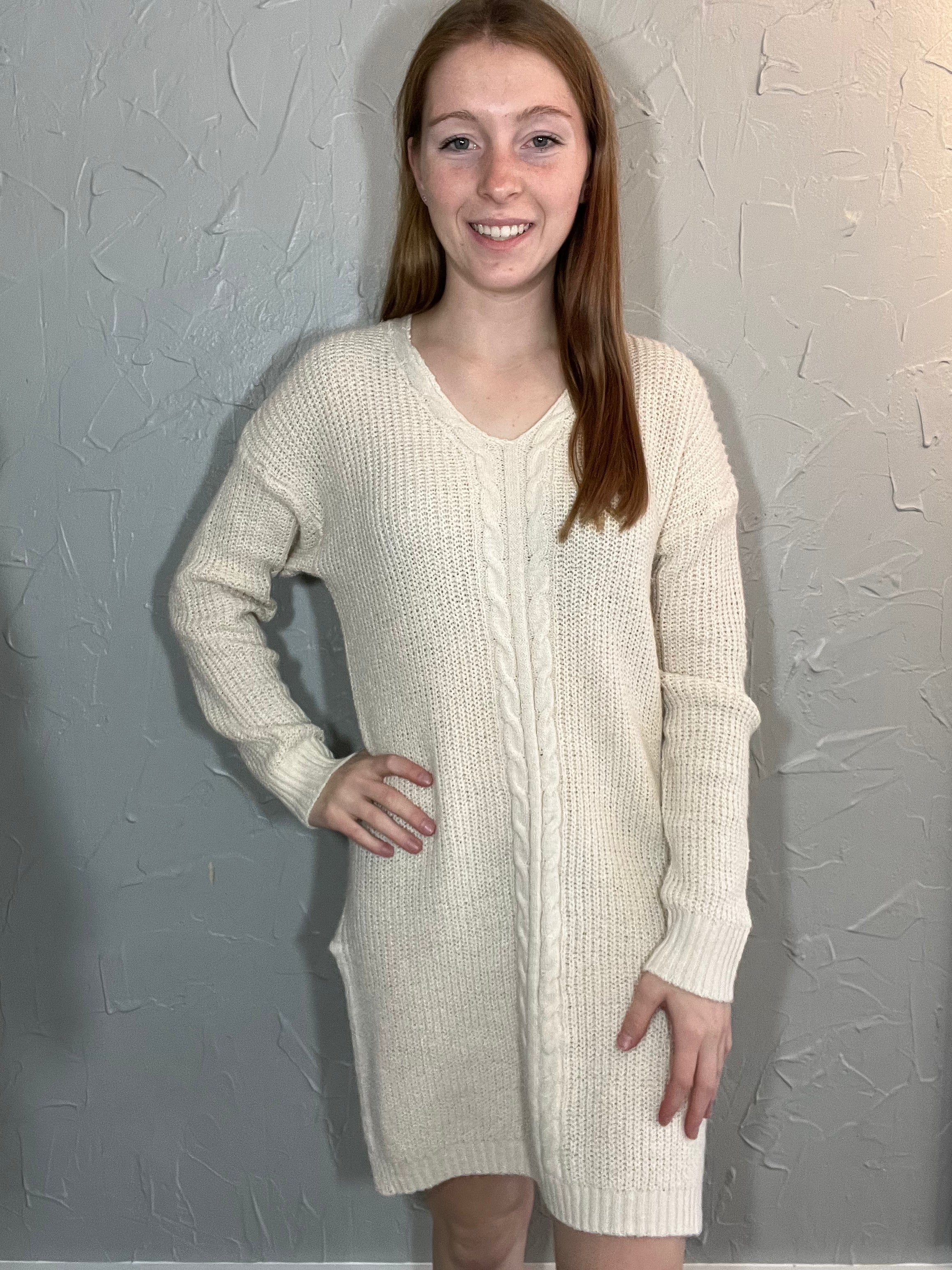 Cable Knit Tunic – The Turquoise Door Boutique LLC