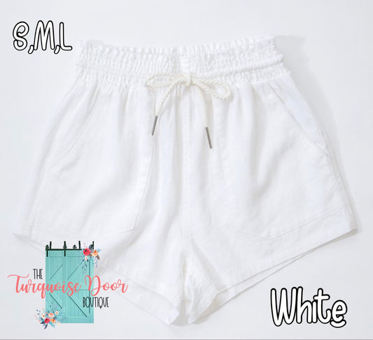 LINEN SHORTS-6932